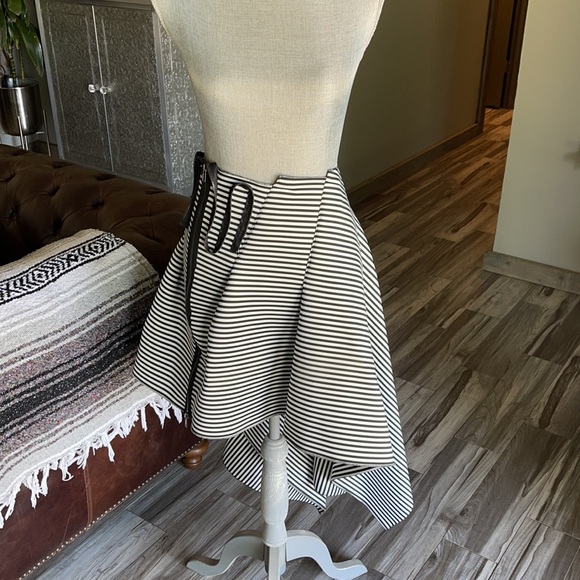 SOHUNG DESIGNS Stripe Zipper Skirt - Picture 5 of 9